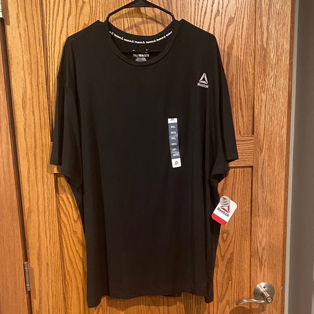 Reebok Men's Classic Black Tee 3XL NWT